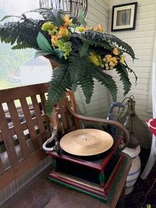 Vintage Phonograph Decor