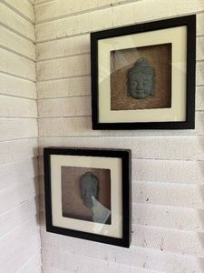 (2) Pieces Framed Asian Wall Art