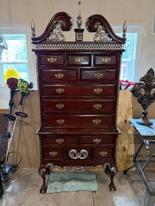 Stunning Chippendale Highboy Dresser