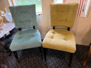 (2) Upholstered chairs