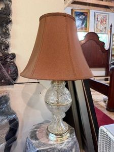 Glass & Metal Base Lamp