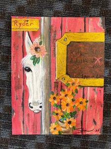 Original Pony Ride Acrylic Painting