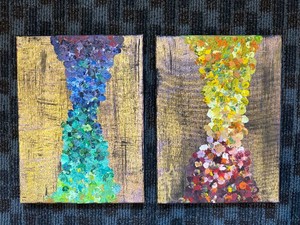 Set of (2) Acrylic Paintings on Canvas