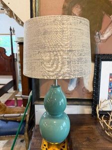 Turquoise Colored Lamp