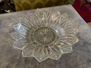 Vintage Federal Glass Iridescent Bowl