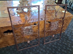 (2) Metal Art Wall Hangings