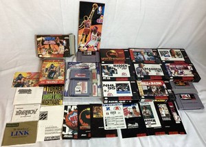 Collection of 13 Super Ninetendo (SNES) Games and Nintendo Cleaning Kit