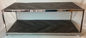 Weathered Wood Grain Coffee Table