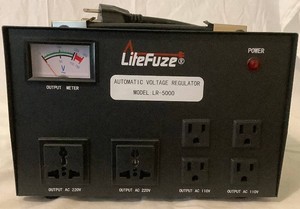 LiteFuze Automatic Voltage Regulator Model LR-5000