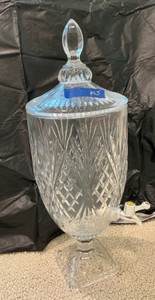 Crystal Cut glass beverage dispenser