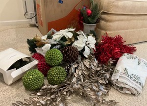 Group of Christmas decor