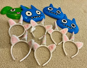 Childrens masks, unicorn ears birthday party favors