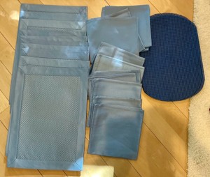 Group of placemats and napkins