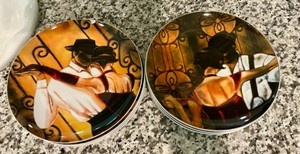 Group of 8 Heritage by Jay plates Roaring 20s theme