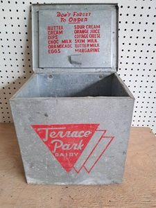 Vintage Terrace Park Dairy Milk Box