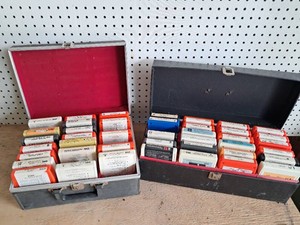 Lot of 8 Tracks & Cassette Tapes