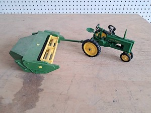 John Deere Tractor and Swather