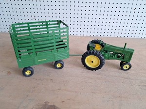 John Deere Model 60 & Hay Wagon
