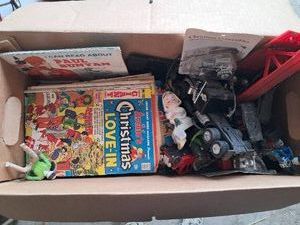 Comic Books Lot & Toys