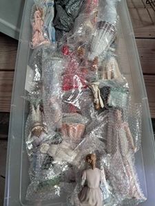 Lot of Ceramic Figurines  All individually Wrapped