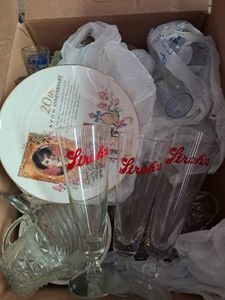 2 Boxes of Glassware
