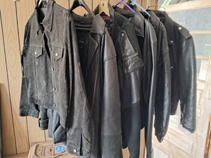 Leather Jacket & Boot Lot