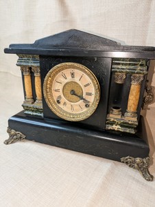 Antique Sessions Clock Co. Mantle Clock- For partsrepair