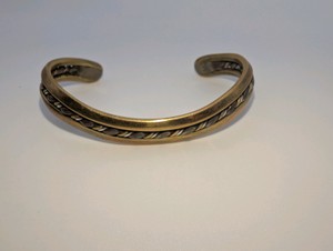 Sausalito Craftworks cuff bracelet-Copper Brass Sterling Silver, Size 7.5