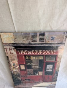 Vins de Bourgogne canvas print by artist Chiu Tak Hak