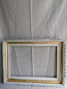 Vintage French Montparnasse-style painting frame, likely 1950s  3