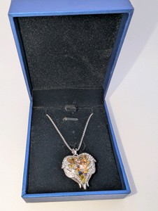NIB Aurora Heart & Wing necklace
