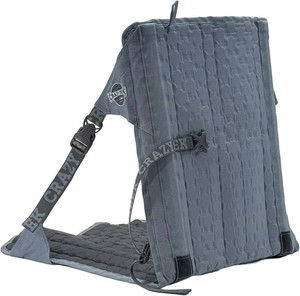 Crazy Creek HEX 2.0 Original Chair for Camping, Stadium Seating & More, Comfort on All Terrains, Adjustable Straps, Compact Design, Water-Resistant,CobaltSlate