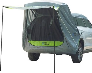 JOYTUTUS SUV Tailgate Tent with Awning Shade, Car Roof Canopy and Poles, Water Resistant Camping Tent, Outdoor Travel Preferred, Universal Fit Most SUV- Green