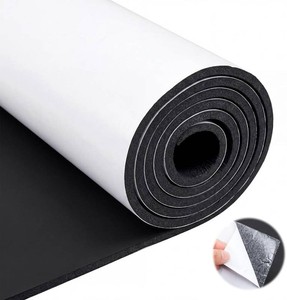 20 x 60 Neoprene Sponge Foam Sheet with Adhesive, 14 Thick Large Closed Cell Marine Foam Roll, Rubber Insulation Pad Water Resistant for Boats, RV , Gaskets, Anti Vibration DIY Craft
