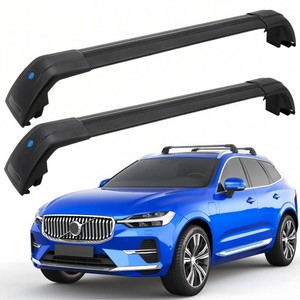 SYDSZ Cross Bar Roof Rack Fit for Volvo XC60 XC-60 Y20 UZ 2008-2026, Flush Side Rails, Heavy Duty Aluminum Roof Cross Bars Rooftop Luggage Rack, Ski Rack for Car Roof, Kayak Rack, Snowboard Rack