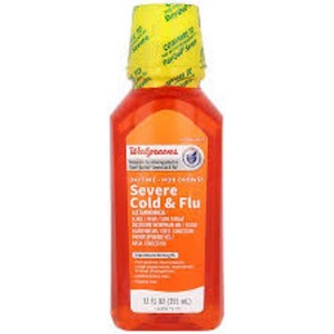 $156 12 pk Walgreens Daytime Severe Cold & Flu Liquid Maximum Strength ...