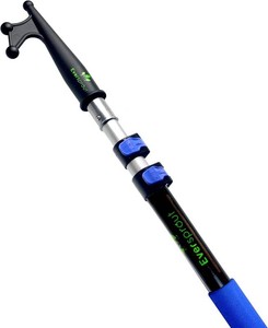 EVERSPROUT Telescoping Boat Hook  Floats, Scratch-Resistant, Sturdy Design  Durable & Lightweight, 3-Stage Anodized Aluminum Pole  Threaded End for Boating Accessories