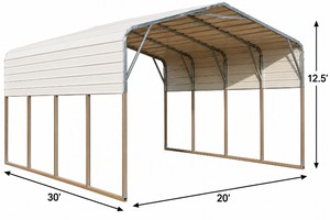Carport  MFGSTAR  2026  Unused  MSC2030F
