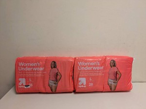 NEW UP & UP WOMENS UNDERWEAR MAXIMUM ABSORBENCY FOR BLADDER LEAKS SIZE LARGE