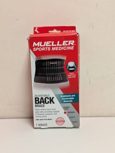 NEW MUELLER SPORT MEDICINE ADJUSTABLE BACK BRACE