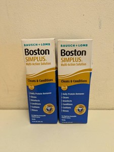 (2) NEW BAUSCH  LOMB BOSTON SIMPLUS MULTI-ACTION SOLUTION