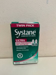 NEW SYSTANE ULTRA LUBRICANT EYE DROPS TWIN PACK