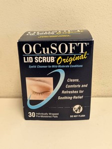 NEW OCUSOFT LID SCRUB 30PK