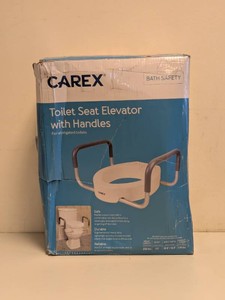 CAREX TOILET SEAT ELEVATOR WITH HANDLES