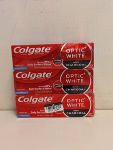 (3) NEW COLGATE OPTIC WHITE CHARCOAL TOOTHPASTE