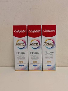 (3) NEW COLGATE TOTAL PLAQUE PRO RELEASE TOOTHPASTE