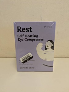 NEW REST SELF HEATING EYE COMPRESSES 15PK