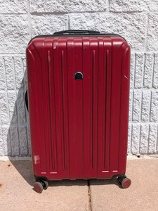 DELSEY PARIS 2PC SUITCASE MAROON