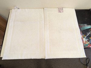 (2) PURELY INDULGENT BATH MAT