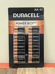NEW DURACELL POWER BOOST AA BATTERIES 40PK
